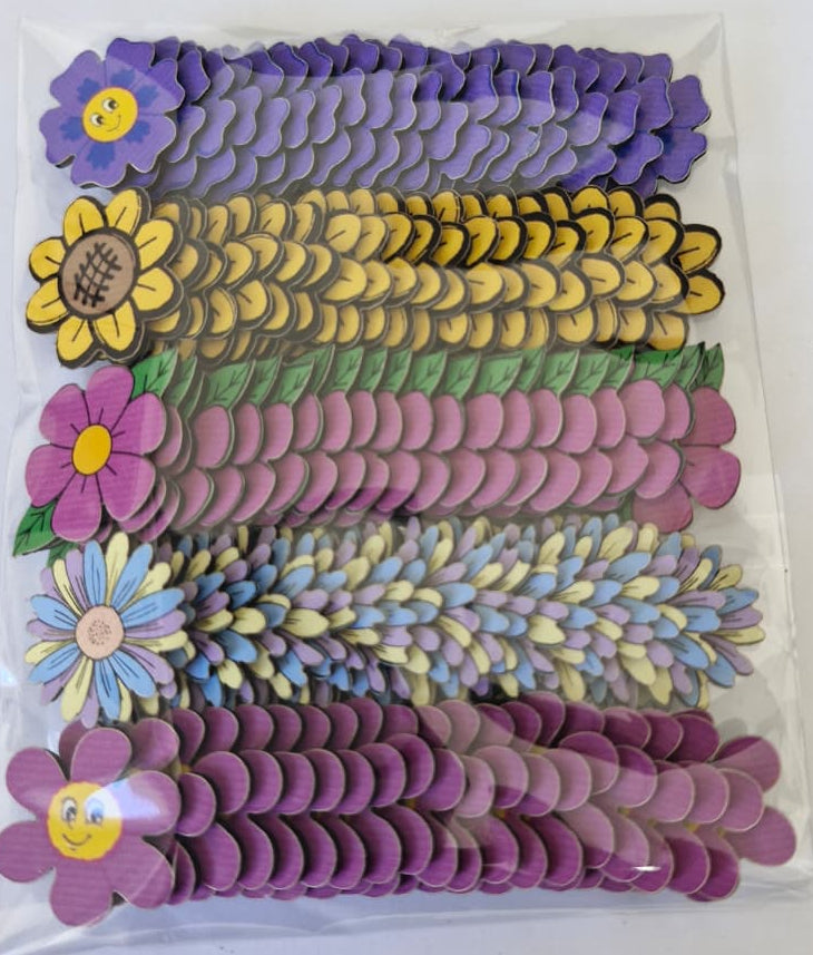 FLORES APLIQUES TAMANHO P