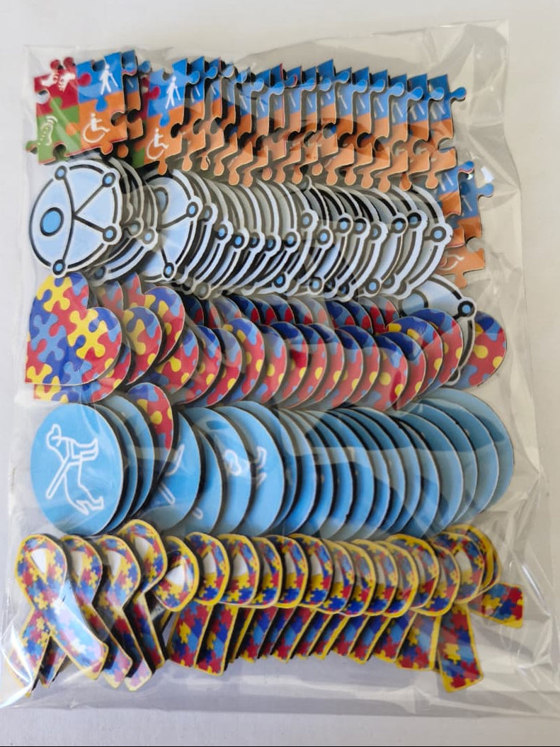 INCLUSÃO SOCIAL APLIQUES TAMANHO P