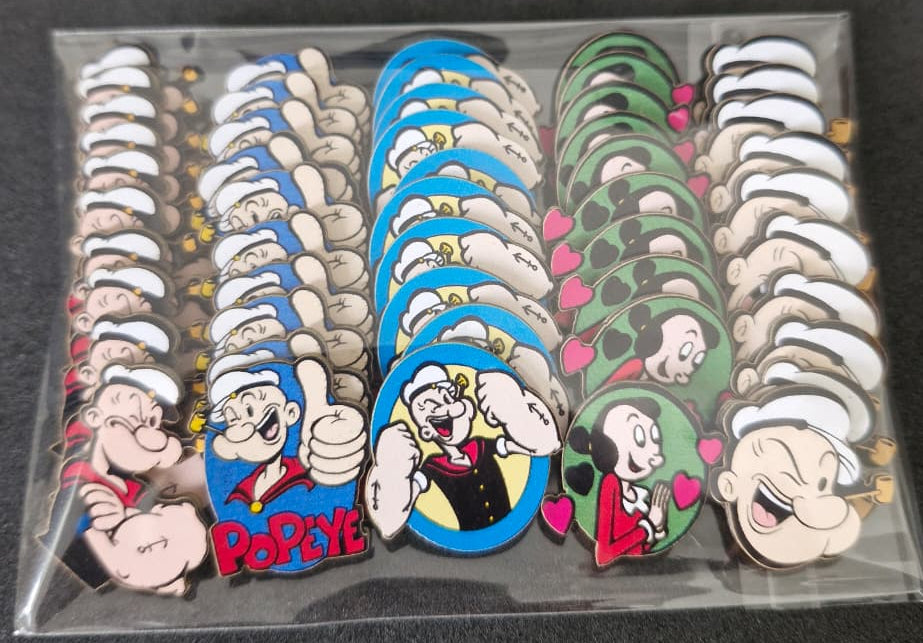 POPEYE ADESIVOS TAMANHO P