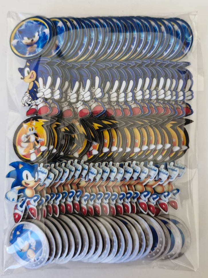 SONIC APLIQUES TAMANHO P