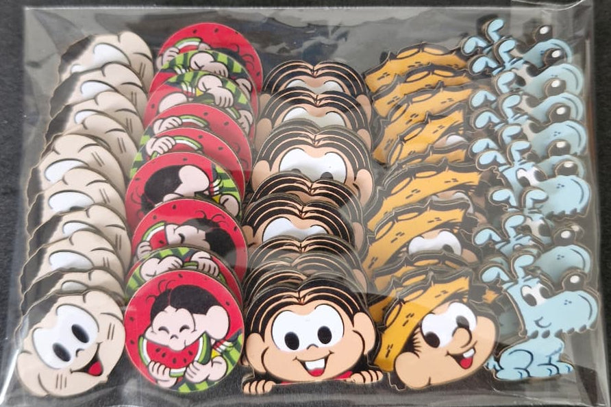 TURMA DA MÔNICA ADESIVOS TAMANHO P