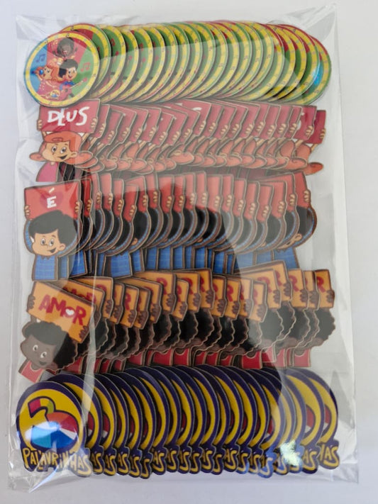 3 PALAVRINHAS APLIQUES TAMANHO P