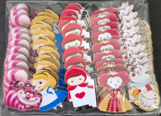 ALICE NO PAÍS DAS MARAVILHAS ADESIVOS TAMANHO P