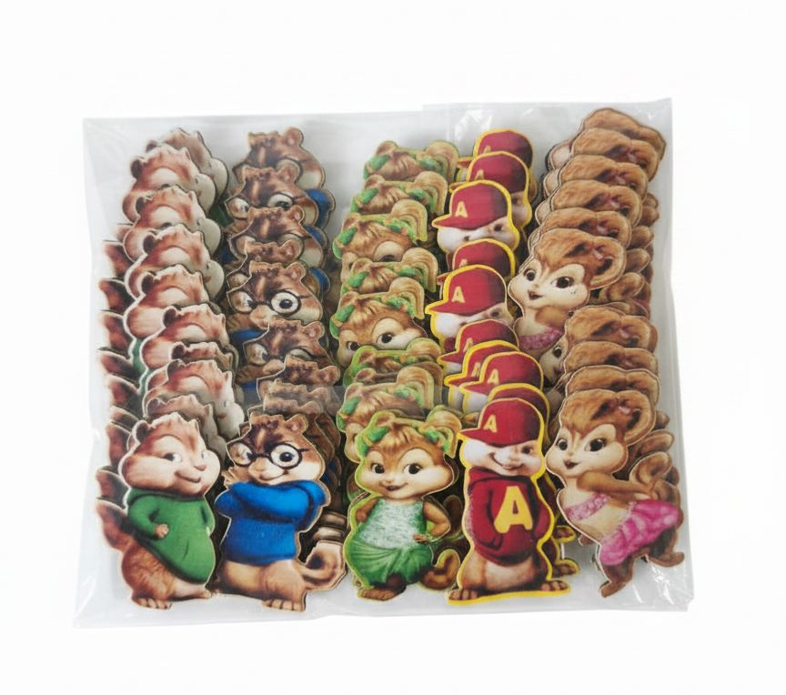 ALVIN E OS ESQUILOS ADESIVOS TAMANHO P
