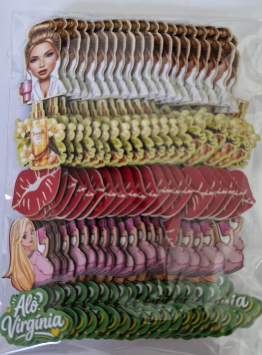 ALÔ VIRGINIA APLIQUES TAMANHO P