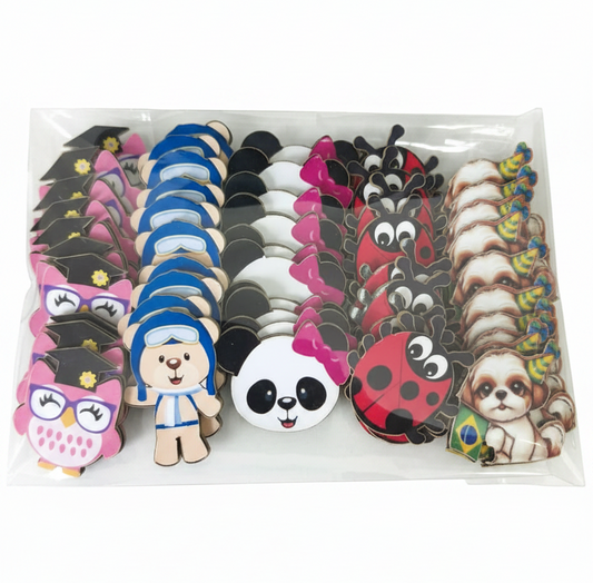 ANIMAIS ADESIVOS TAMANHO P
