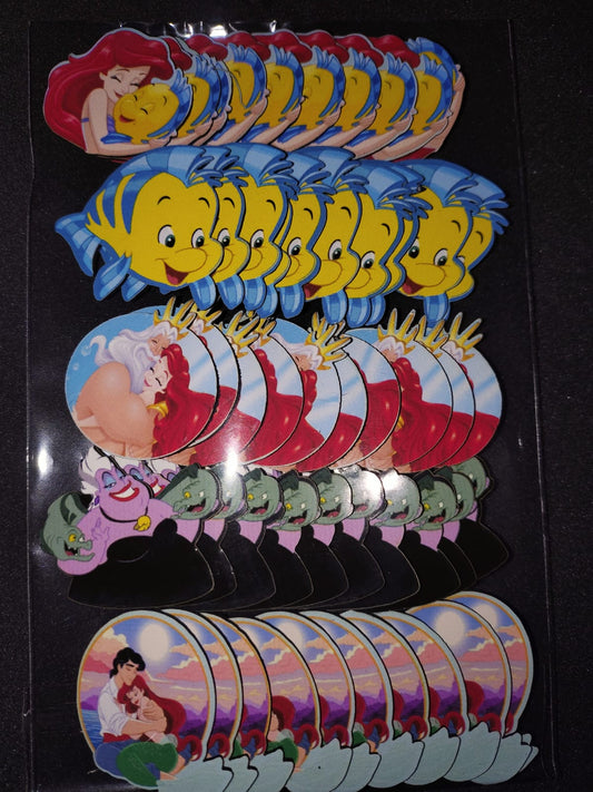 A PEQUENA SEREIA APLIQUES TAMANHO M