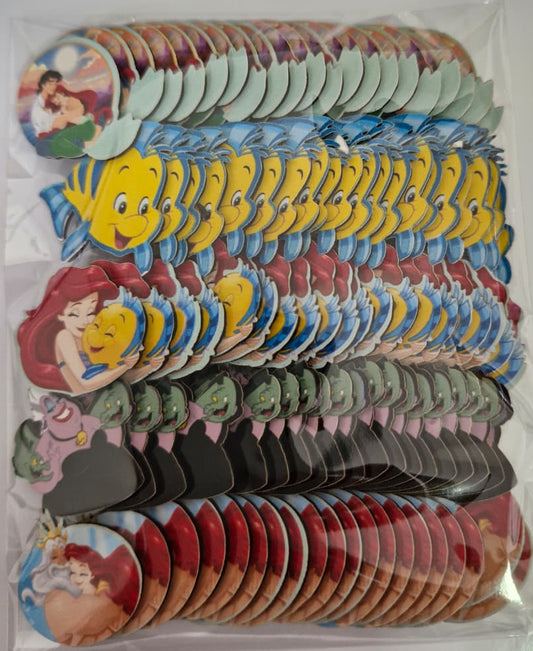 A PEQUENA SEREIA APLIQUES TAMANHO P