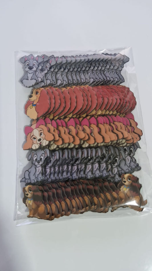 A DAMA E O VAGANDO APLIQUES