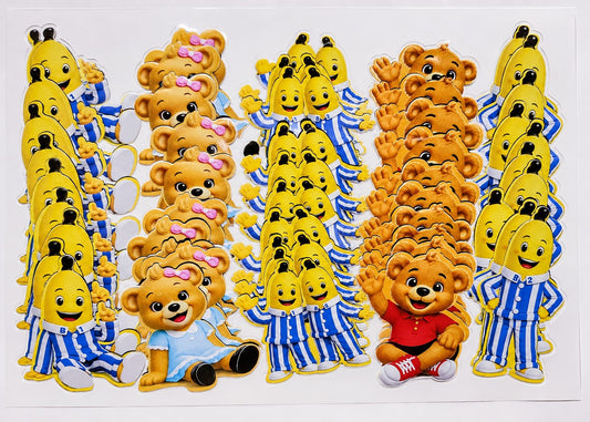 BANANAS DE PIJAMAS ADESIVOS TAMANHO P