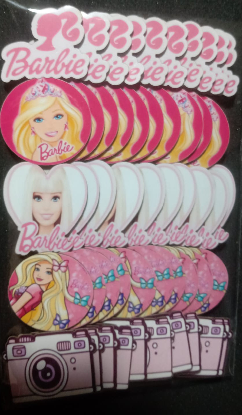 BARBIE APLIQUES TAMANHO M