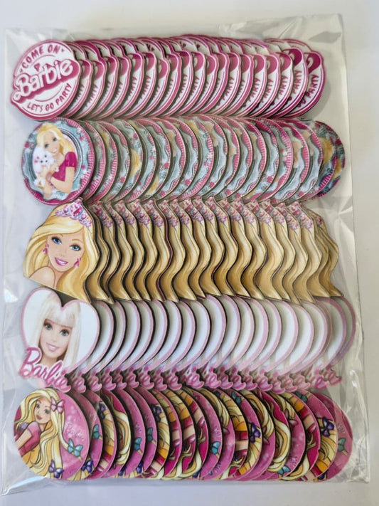 BARBIE APLIQUES TAMANHO P