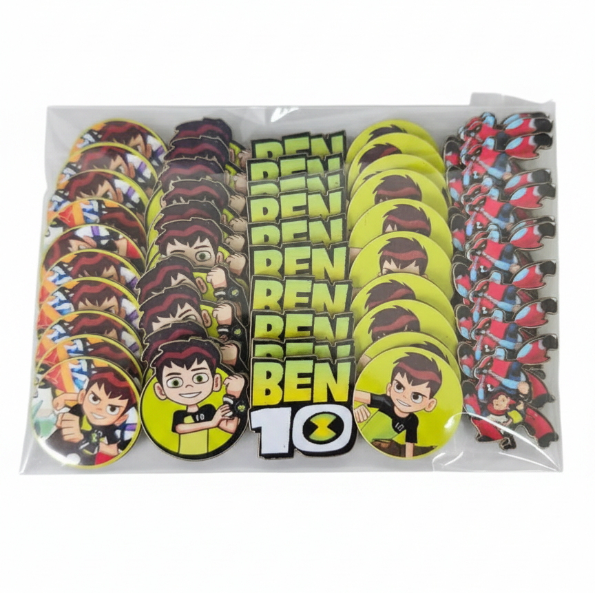 BEN 10 ADESIVOS TAMANHO P