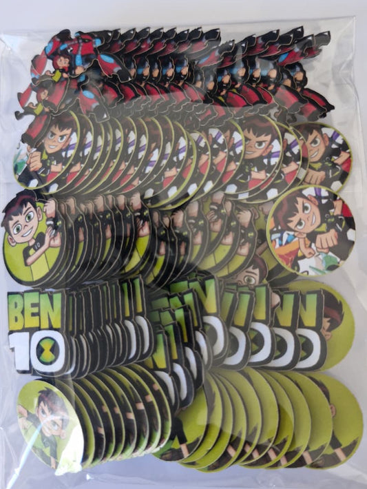 BEN 10 APLIQUES TAMANHO P