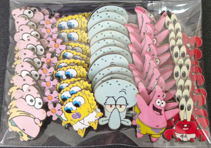 BOB ESPONJA ADESIVOS TAMANHO P