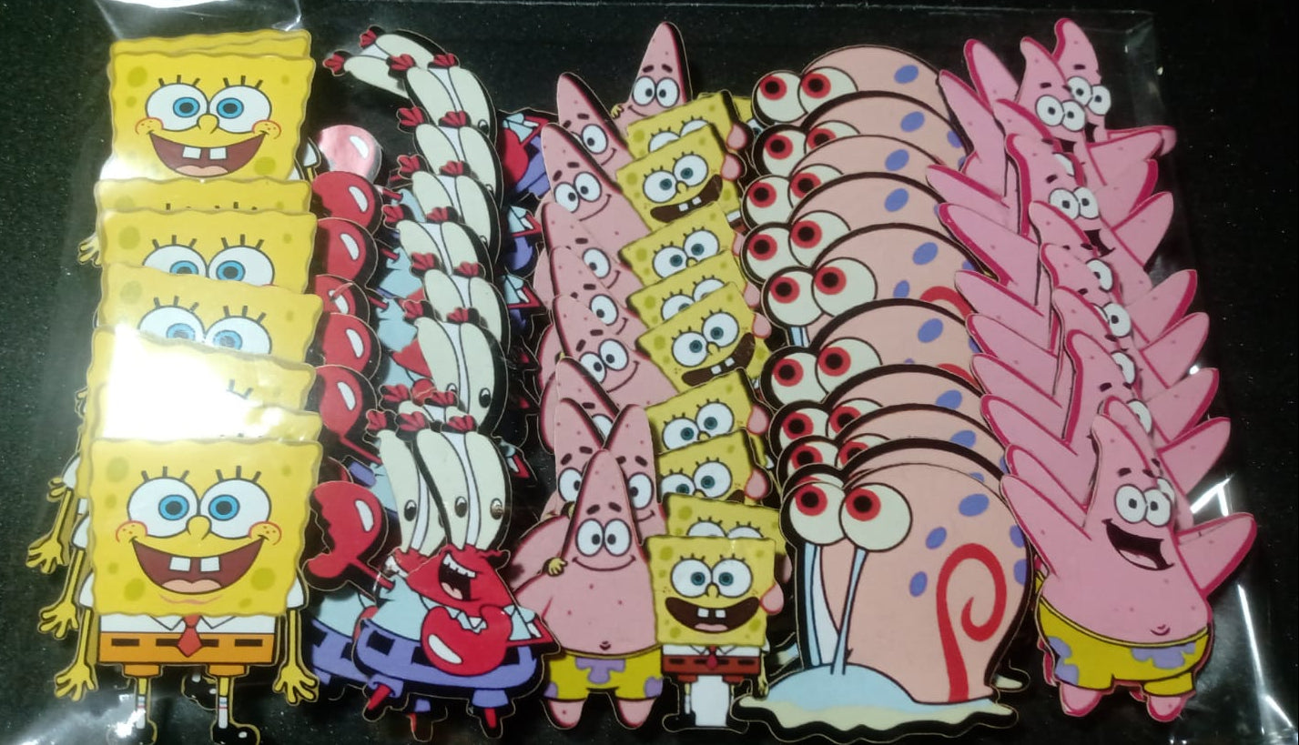 BOB ESPONJA APLIQUES TAMANHO M