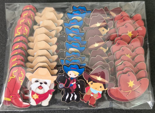 BOIADEIRO/COWBOY ADESIVOS TAMANHO P