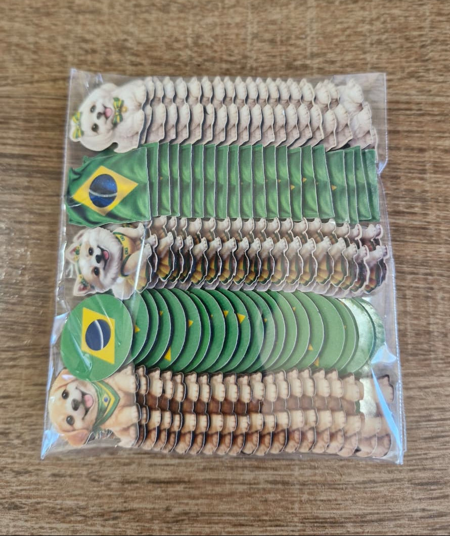 COPA DO MUNDO APLIQUES TAMANHO P