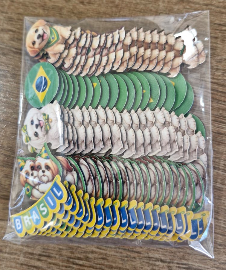 COPA DO MUNDO APLIQUES TAMANHO P