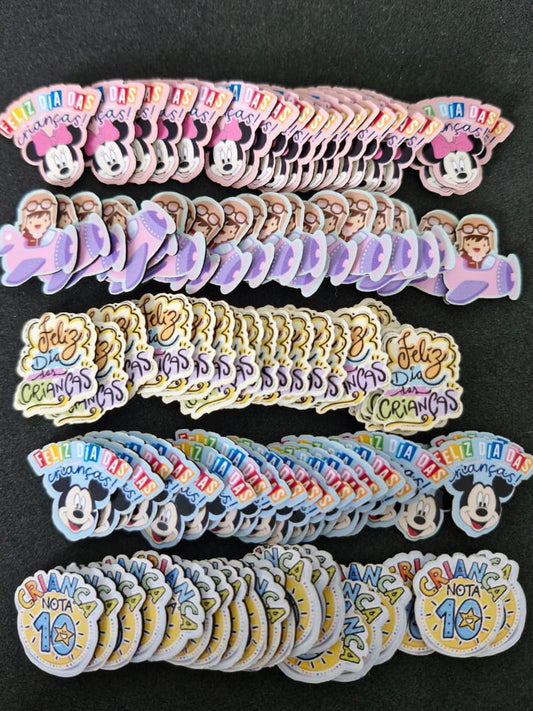 DIA DAS CRIANÇAS APLIQUES TAMANHO P