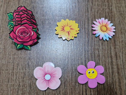 FLORES APLIQUES TAMANHO M