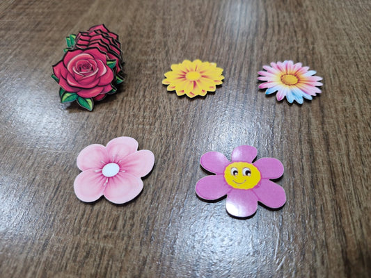 FLORES APLIQUES TAMANHO M