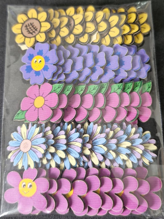 FLORES ADESIVOS TAMANHO P