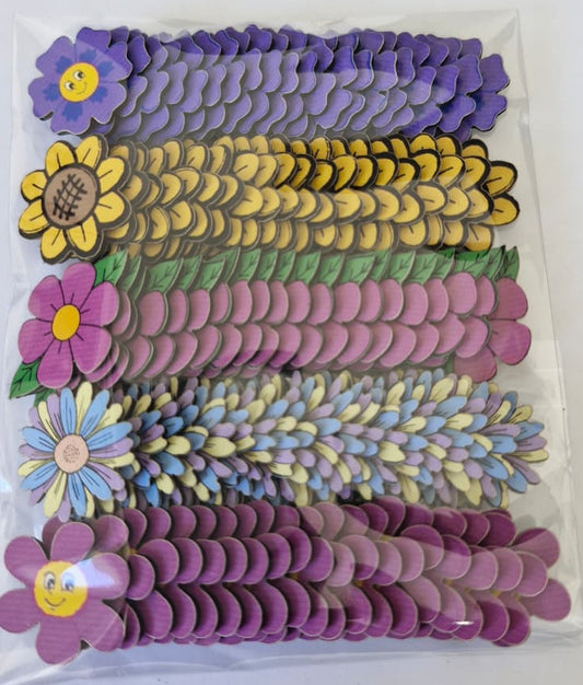 FLORES APLIQUES TAMANHO P