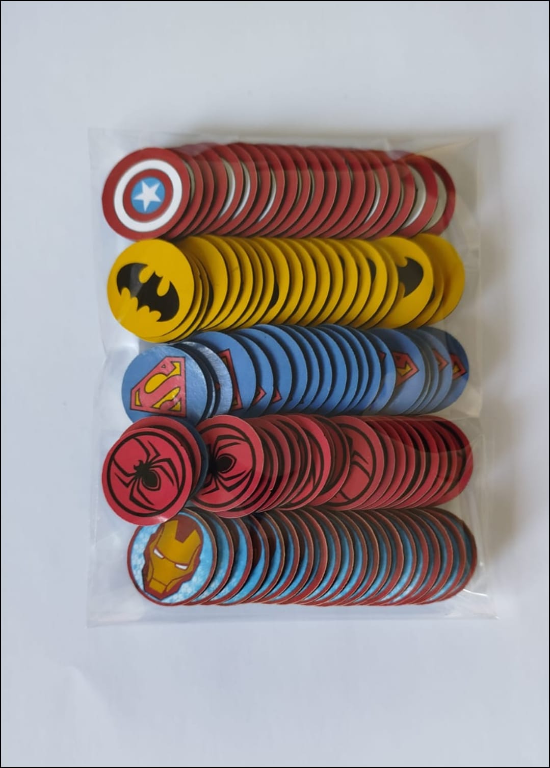 HERÓIS APLIQUES TAMANHO P