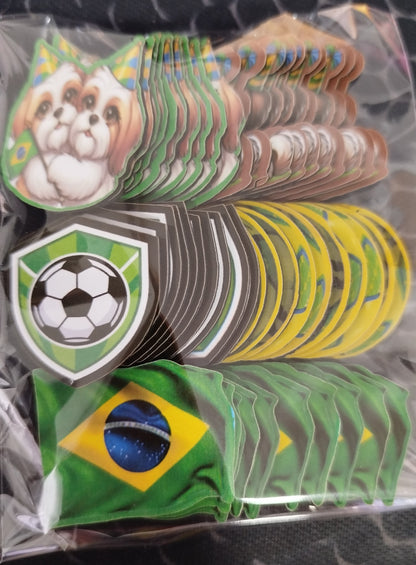 COPA DO MUNDO APLIQUES TAMANHO M