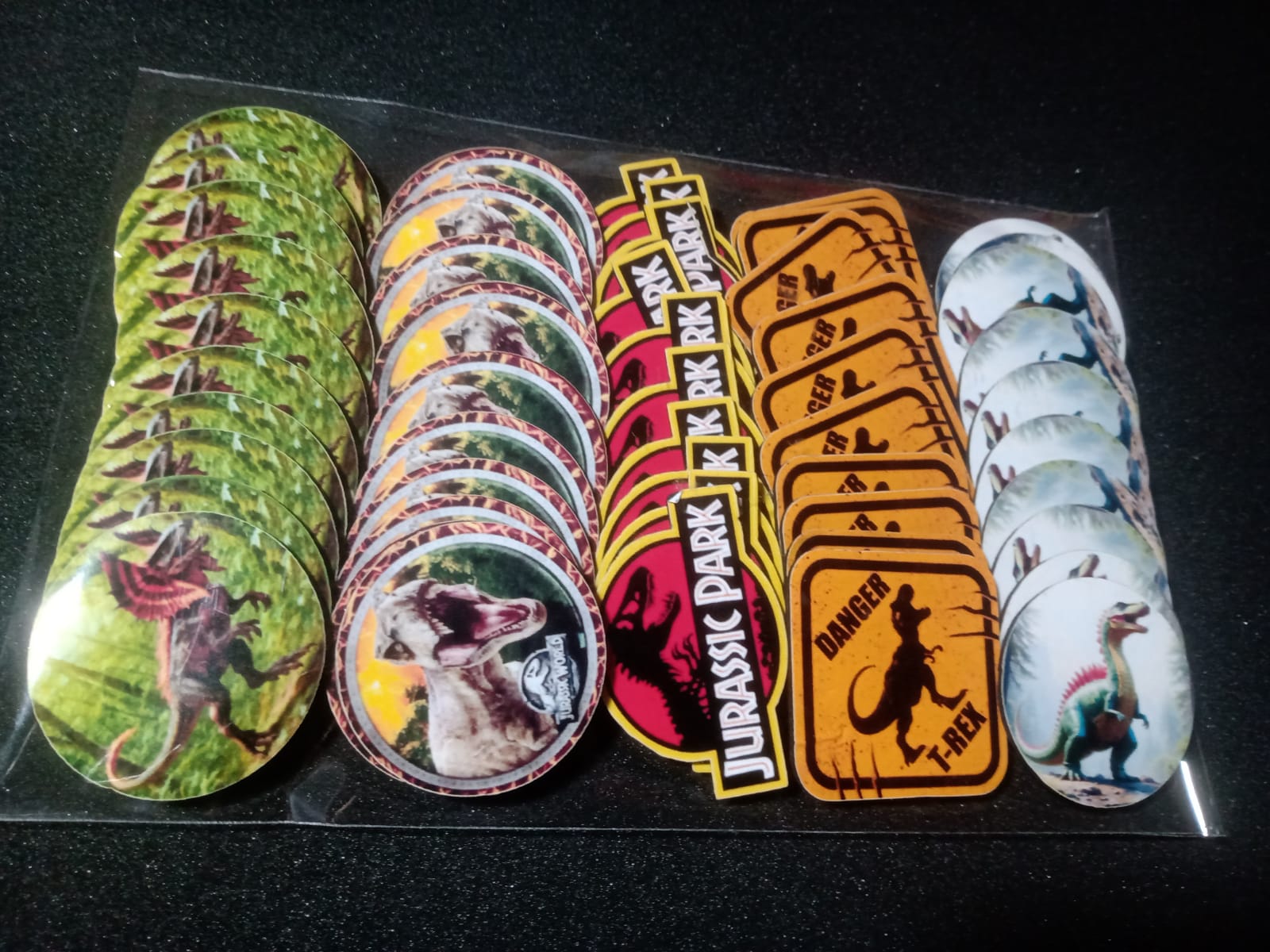 JURASSIC PARK APLIQUES TAMANHO M
