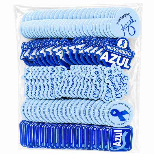 NOVEMBRO AZUL APLIQUES TAMANHO P