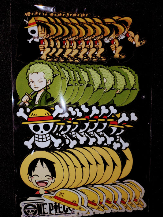 ONE PIECE ADESIVOS TAMANHO P