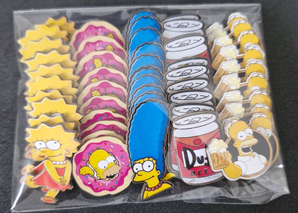 OS SIMPSON ADESIVOS TAMANHO P