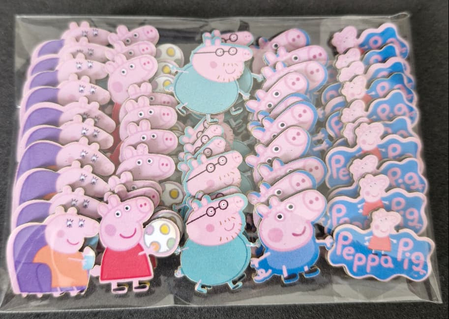 PEPPA PIG ADESIVOS TAMANHO P