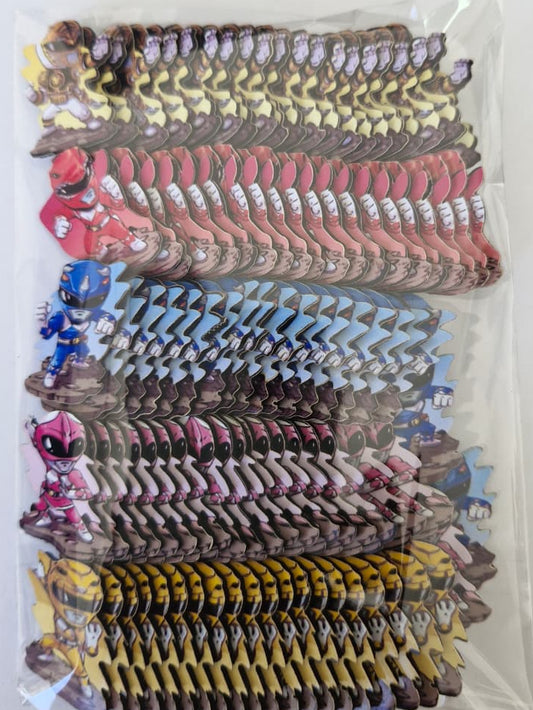 POWER RANGERS APLIQUES TAMANHO P