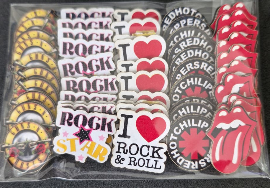 ROCK ADESIVOS TAMANHO P