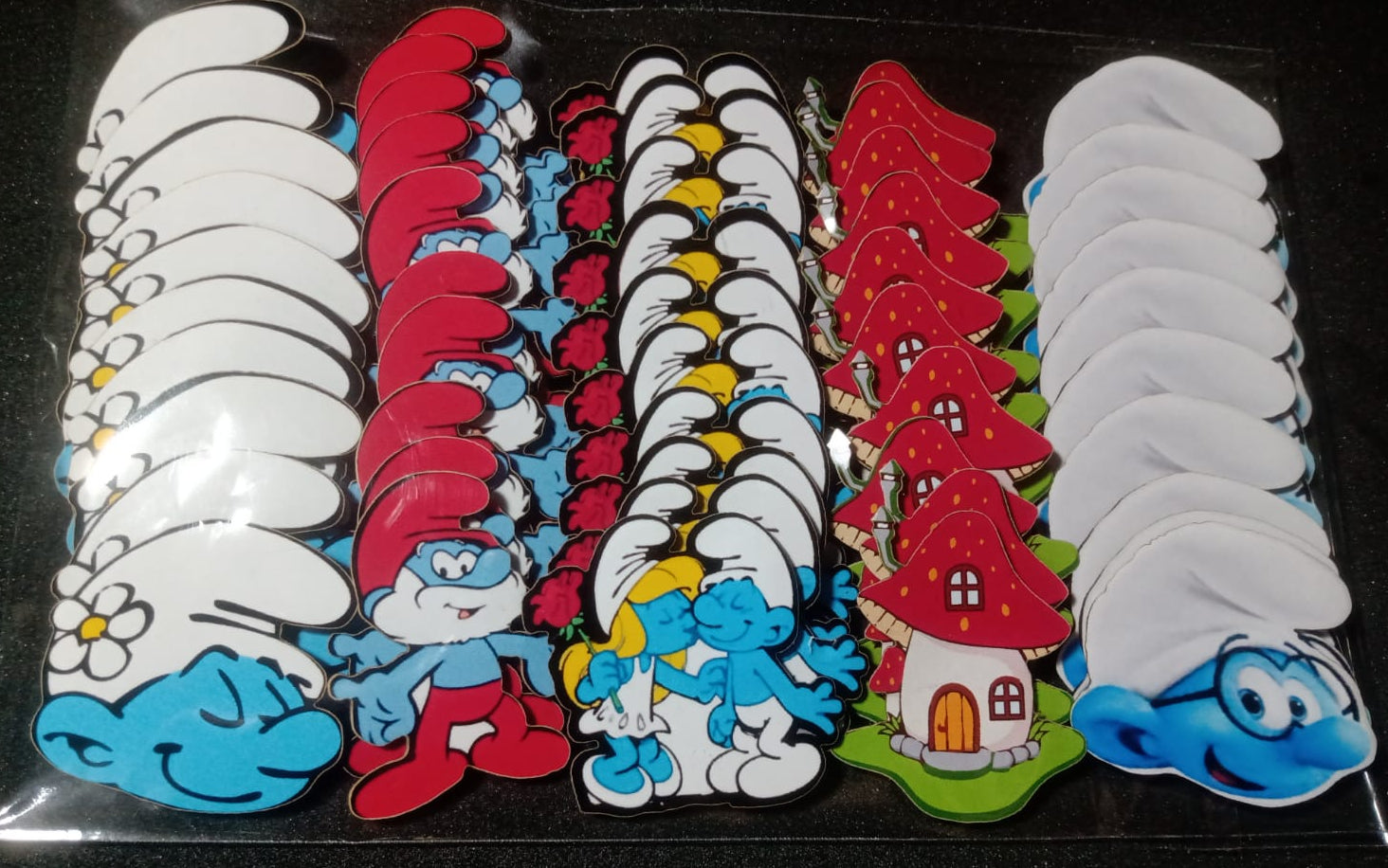 SMURFS APLIQUES TAMANHO M