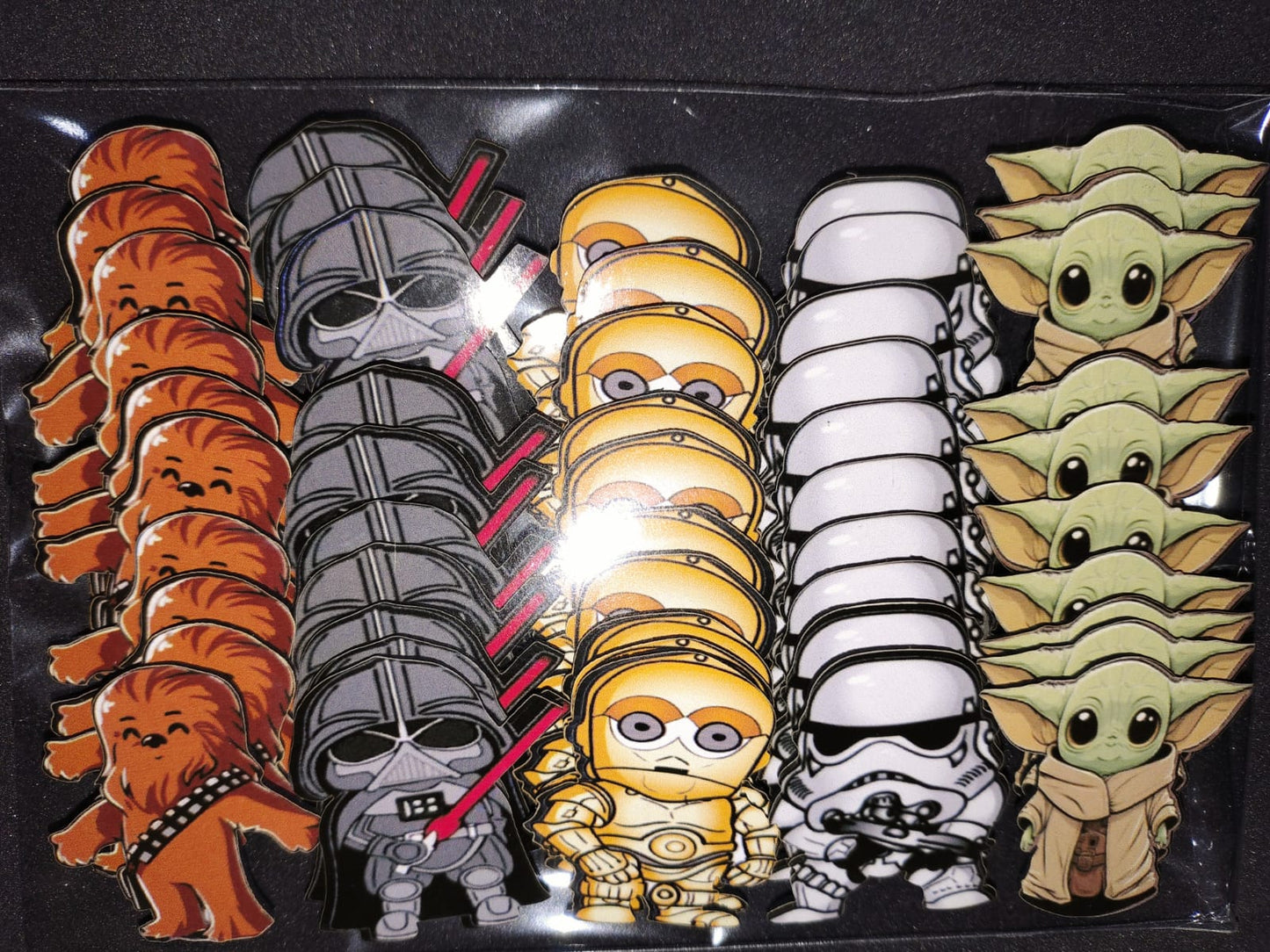 STAR WARS APLIQUES TAMANHO M