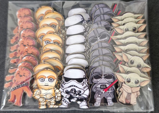 STAR WARS ADESIVOS TAMANHO P