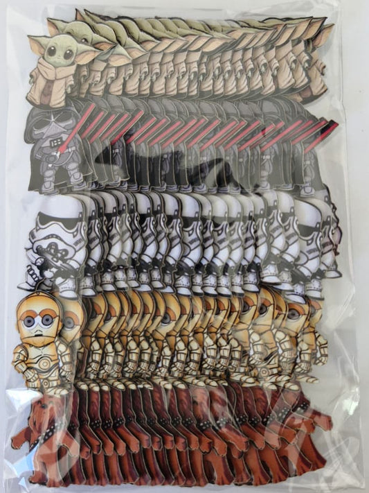 STAR WARS APLIQUES TAMANHO P