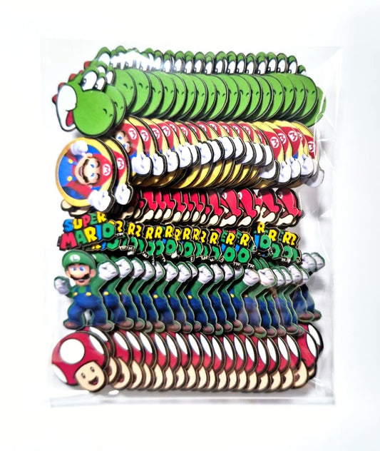 SUPER MARIO APLIQUES TAMANHO P