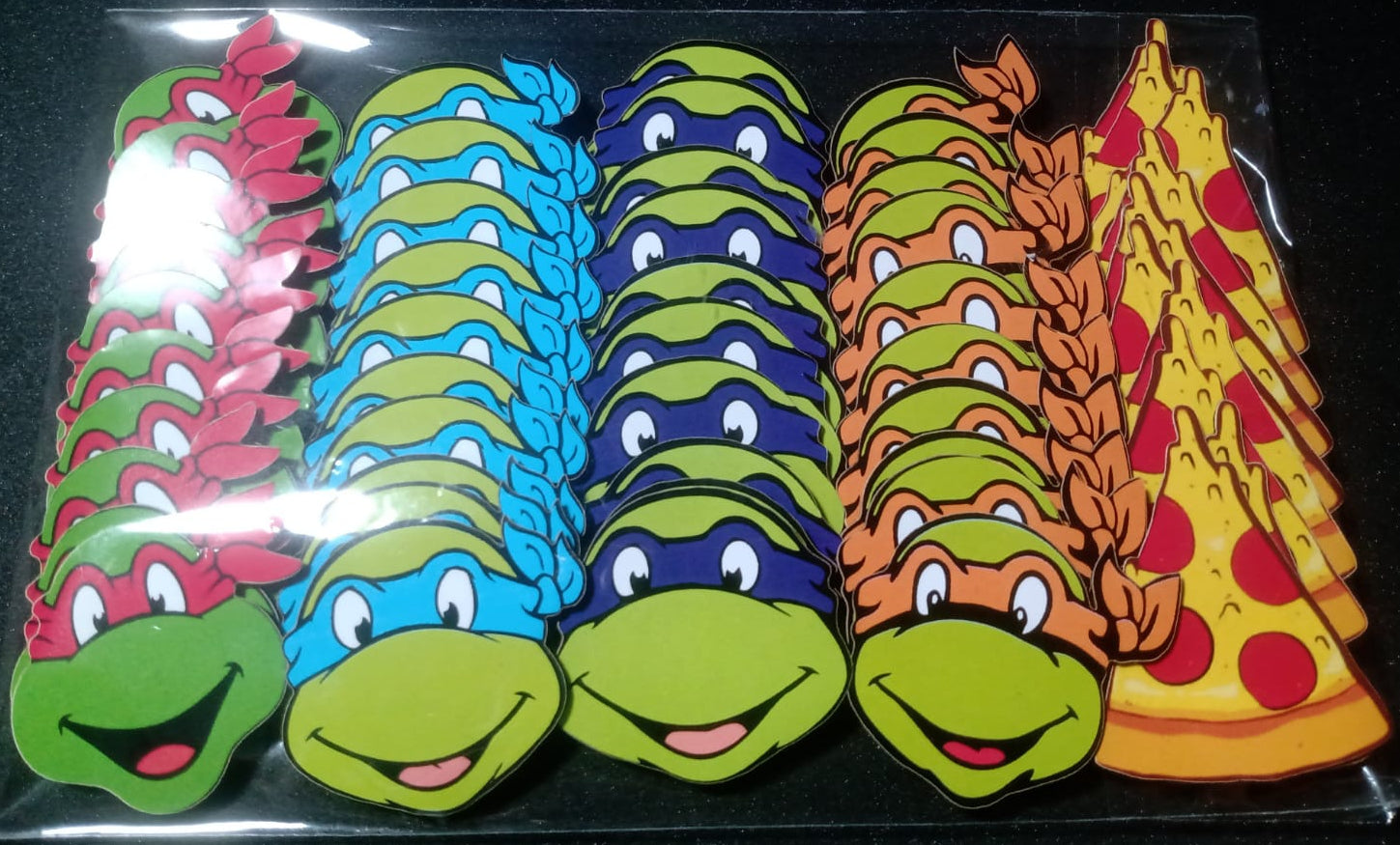 TARTARUGAS NINJAS APLIQUES TAMANHO M