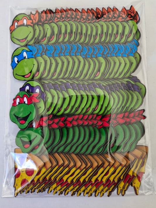 TARTARUGAS NINJAS APLIQUES TAMANHO P