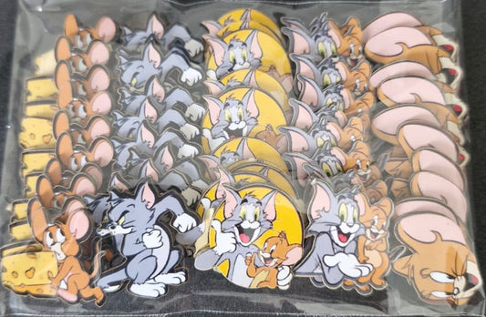 TOM E JERRY ADESIVOS TAMANHO P