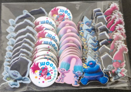 TROLLS ADESIVOS TAMANHO P