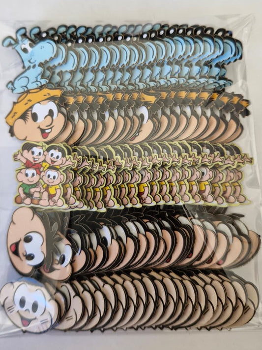 TURMA DA MÔNICA APLIQUES TAMANHO P