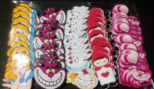 ALICE NO PAÍS DAS MARAVILHAS APLIQUES TAMANHO M - MACHO