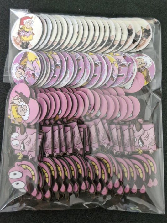 CORAGEM O CÃO COVARDE APLIQUES TAMANHO P