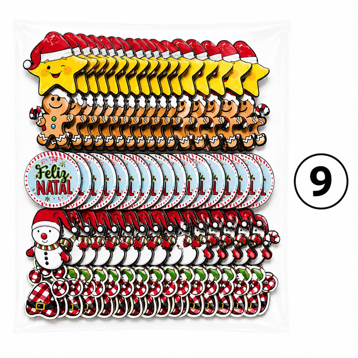 NATAL APLIQUES TAMANHO P